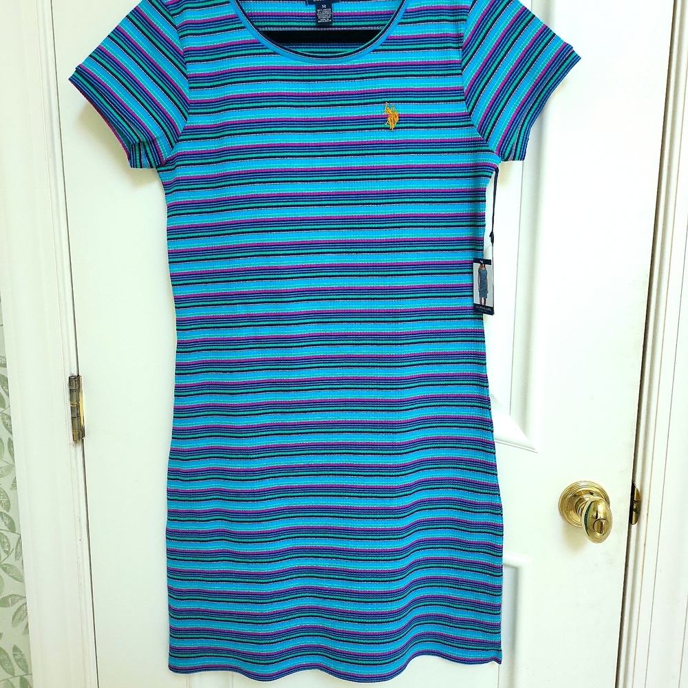 Women stripe dress, U.S Polo Assn